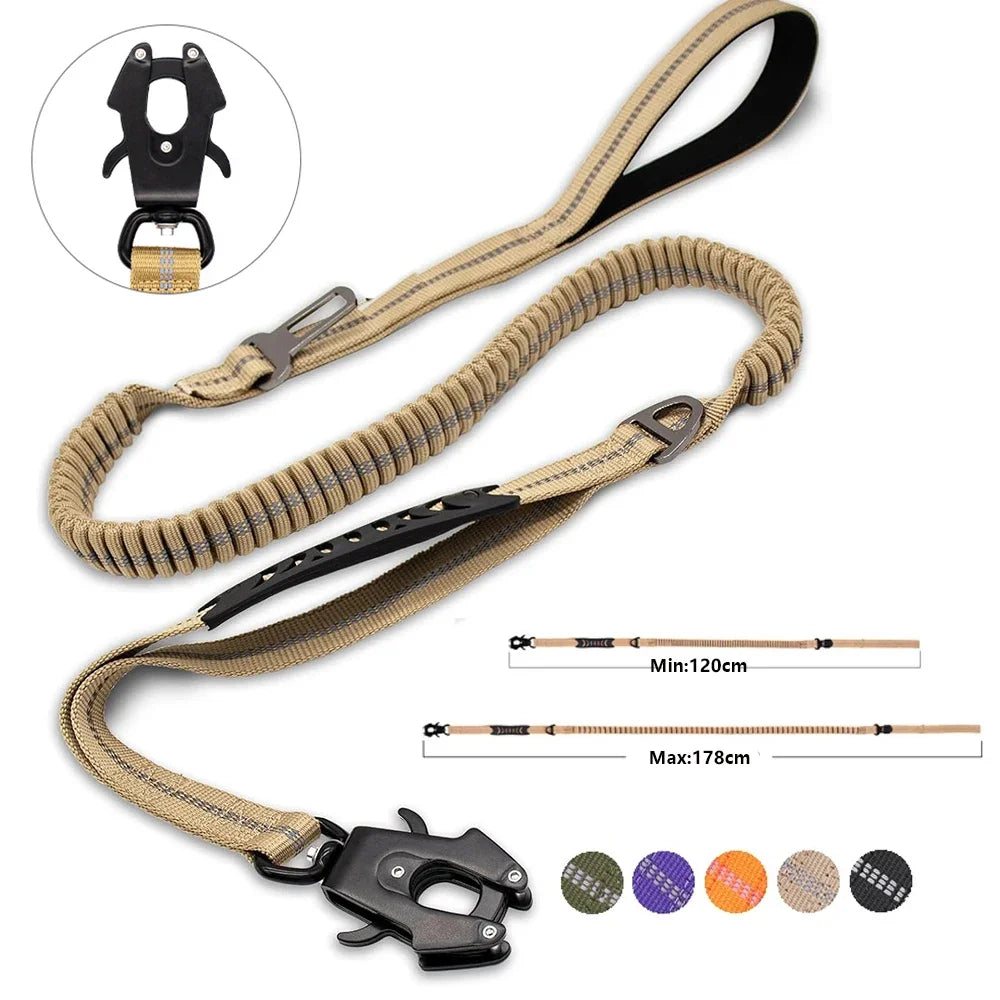 DualSafe™ 2-in-1 Bungee Dog Lead &amp; Car Seatbelt