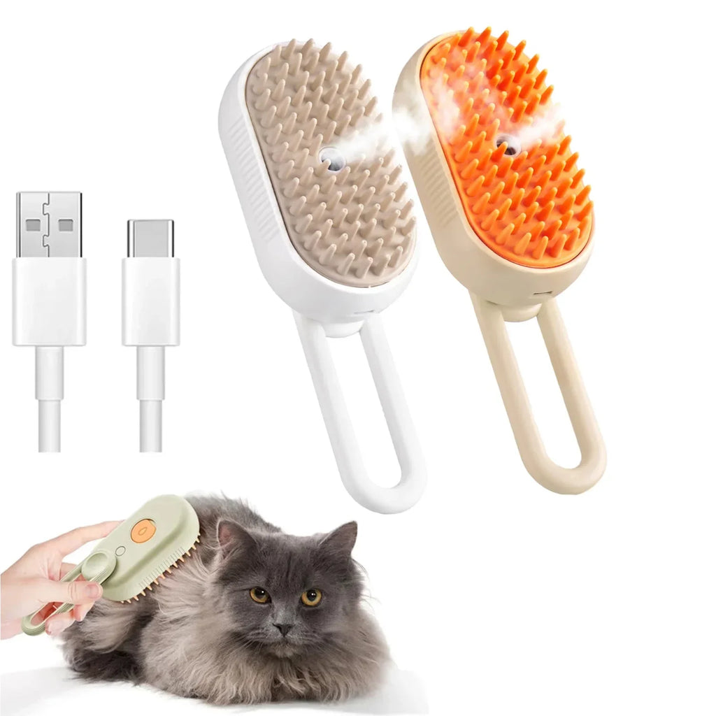 SteamCare™ 3-in-1 Pet Grooming Brush