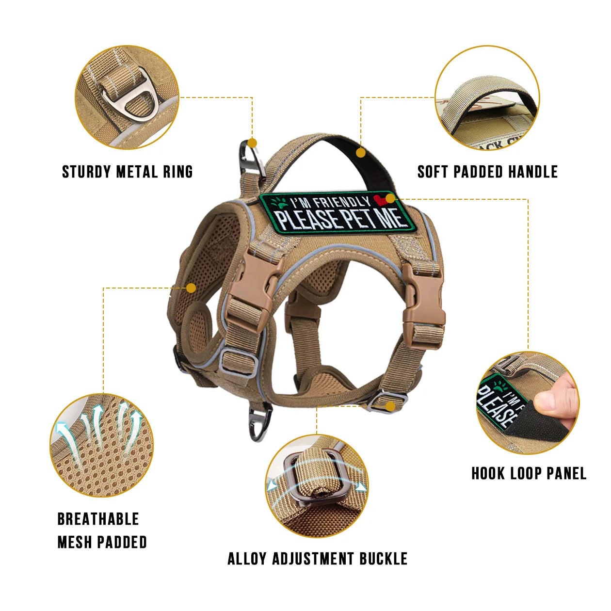 K9Force™ Tactical Dog Harness