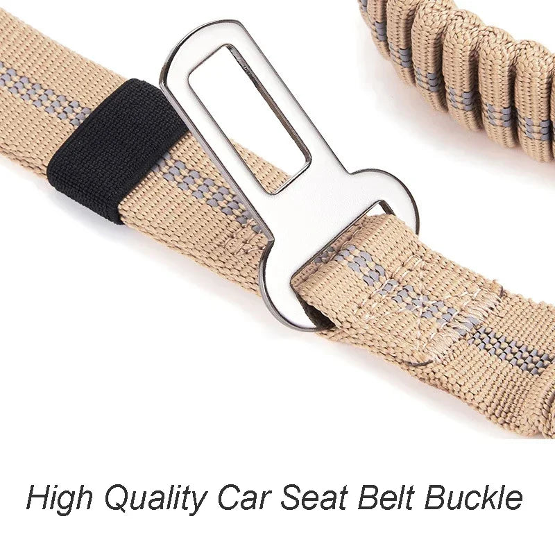 DualSafe™ 2-in-1 Bungee Dog Lead &amp; Car Seatbelt