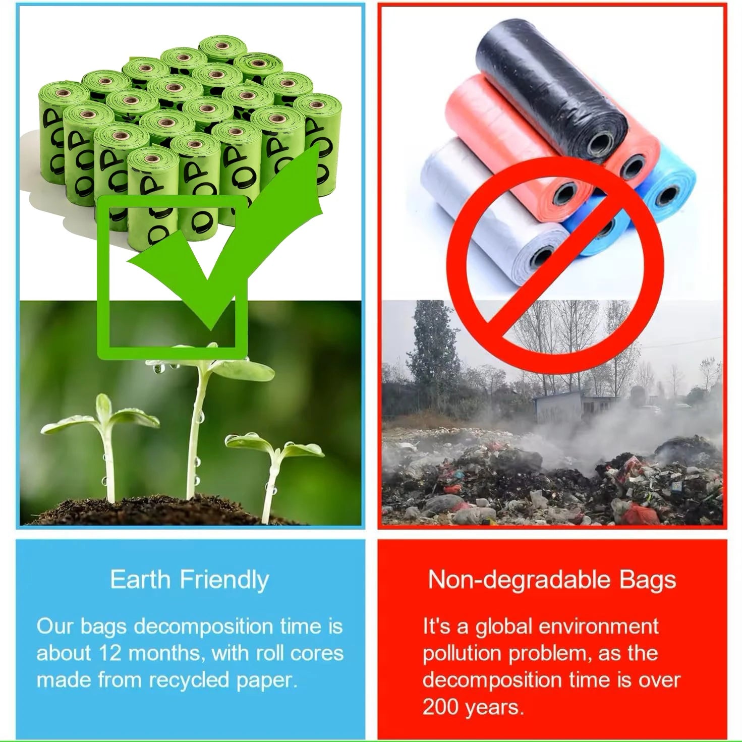 Lavender EcoShield™ Waste Bags