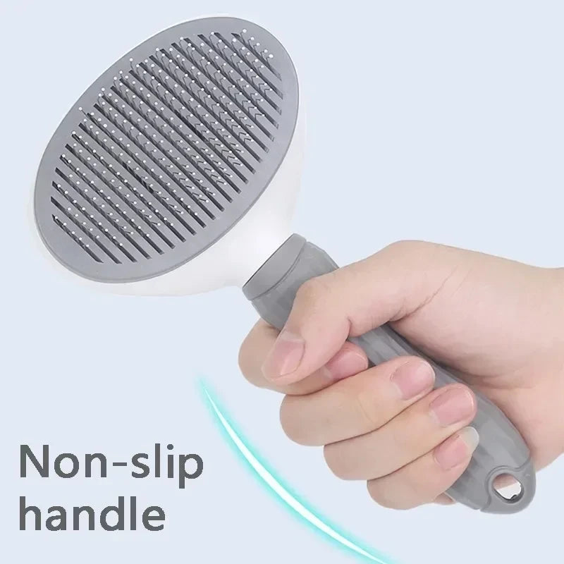 CleanGlide™ Self-Cleaning Pet Grooming Brush