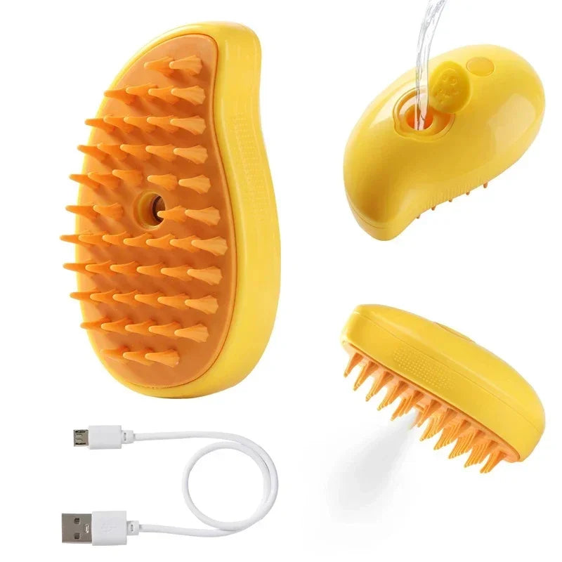 SteamCare™ 3-in-1 Pet Grooming Brush